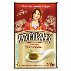 Óleo Composto de Soja e Oliva MARIA Tradicional Lata 200ml