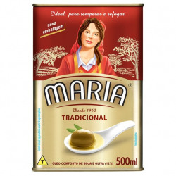 Óleo Composto de Soja e Oliva MARIA Tradicional Lata 500ml
