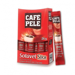 Café PELE Solúvel  Sachê Stick 20Un