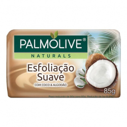 Sabonete Barra PALMOLIVE 85g Esfoliao Suave Coco E Algodo