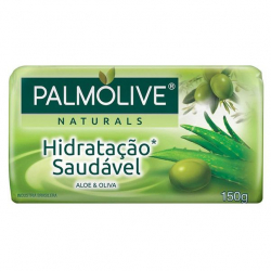 Sabonete Barra PALMOLIVE 150g Hidratao Saudvel Aloe e Oliva