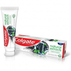 Gel Dental com carvo ativado e menta COLGATE Natural Extracts Purificante 90g