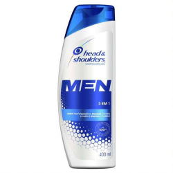 Shampoo HEAD & SHOULDERS 3 em 1 Men 400mML