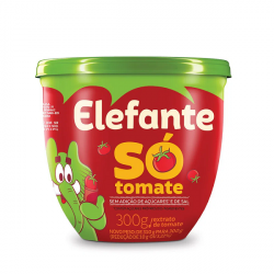 Extrato de Tomate ELEFANTE S Tomate Pote 300g