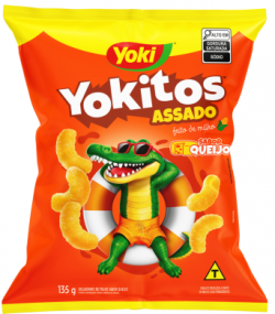 SALGADINHO YOKITOS 135G LUA QUEIJO