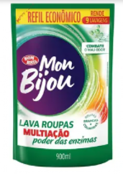 LAVA ROUPA MONBIJOU 900ML MULTIACAO VERDE