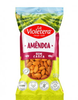 AMENDOA SEM CASCA LA VIOLETERA  50G