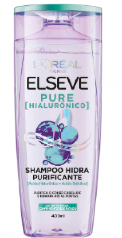 SHAMPOO ELSEVE 400ML PURE HIALURONICO