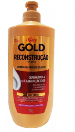 CREME PENTEAR NIELY GOLD 250ML RECONSTRUCAO