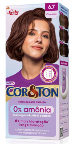 COLOR COR & TON SEM AMONIA 6.7 CHOCOLATE