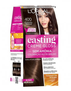 COLOR CASTING CREME GLOSS 400 CASTANHO NATURAL