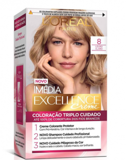 COLOR EXCELLENCE CREME 8.0 LOURO CLARO