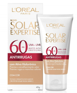 PROTETOR SOLAR FACIAL SOLAR EXPERT 40G FPS60 COR