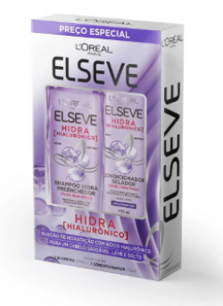 KIT ELSEVE SHAMPOO375ML+CONDICIONADOR170ML HIDRA HIALURONICO