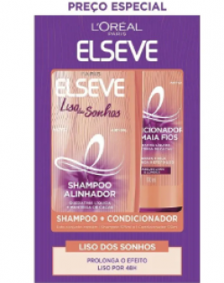 KIT ELSEVE SH375ML+COND170ML LISO SONHOS