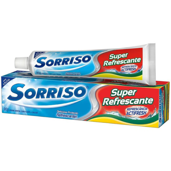 Creme Dental Sorriso Super Refrescante 90g