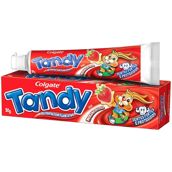 Creme Dental Infantil Colgate Tandy Morango Gel 50g