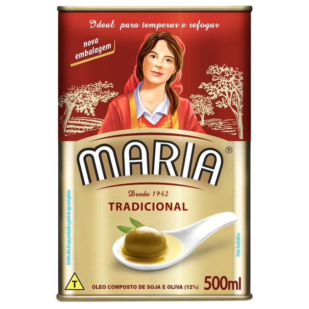 leo Composto de Soja e Oliva MARIA Tradicional Lata 500ml
