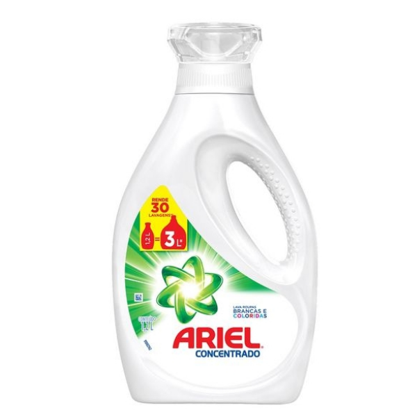 Detergente Lquido ARIEL Concentrado 30 Lavagens 1,2Lt