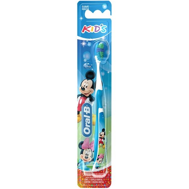 Escova Dental ORAL-B Kids Mickey Soft 3 Anos Com 12 Unidades