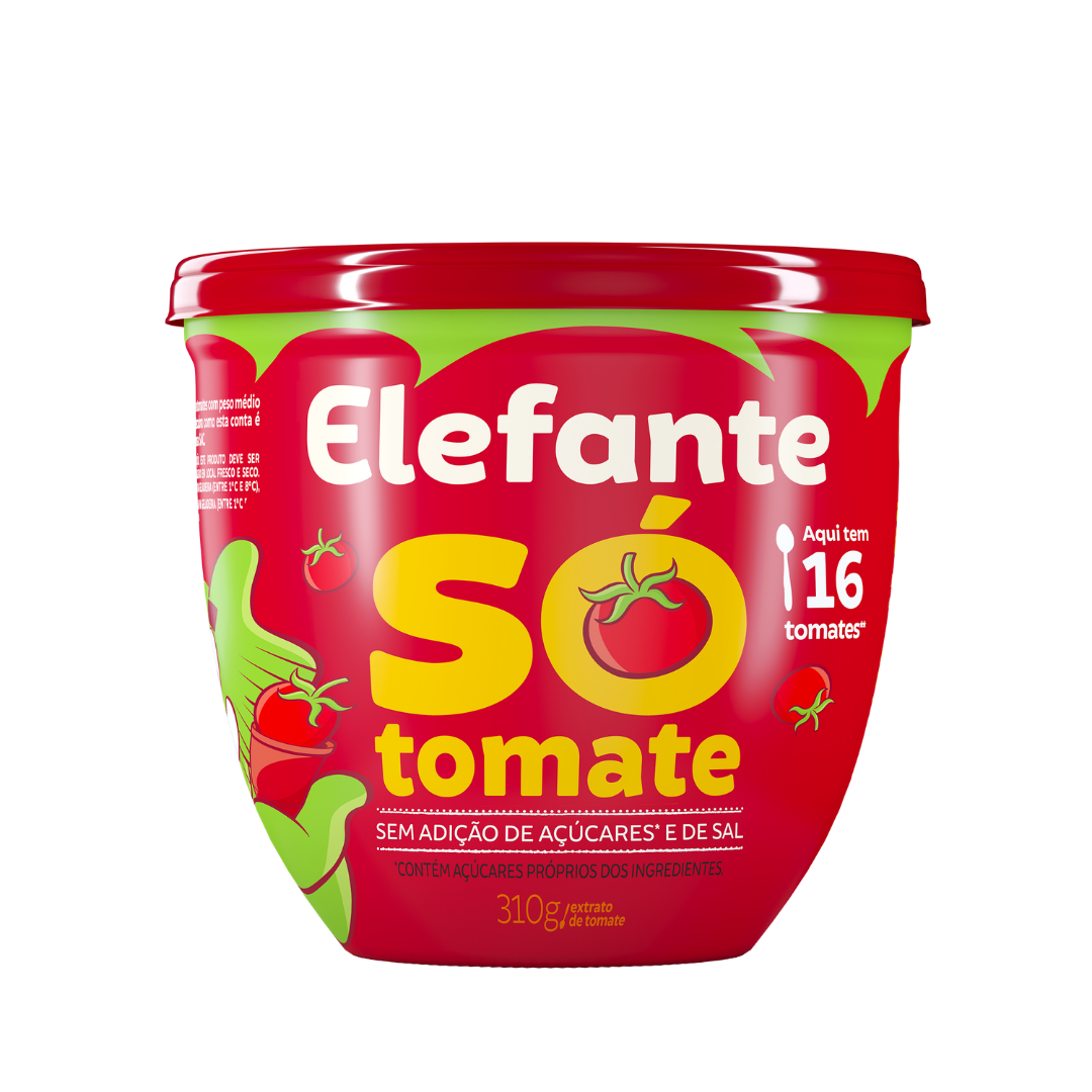 Extrato de Tomate Elefante Pote S Tomate 310G