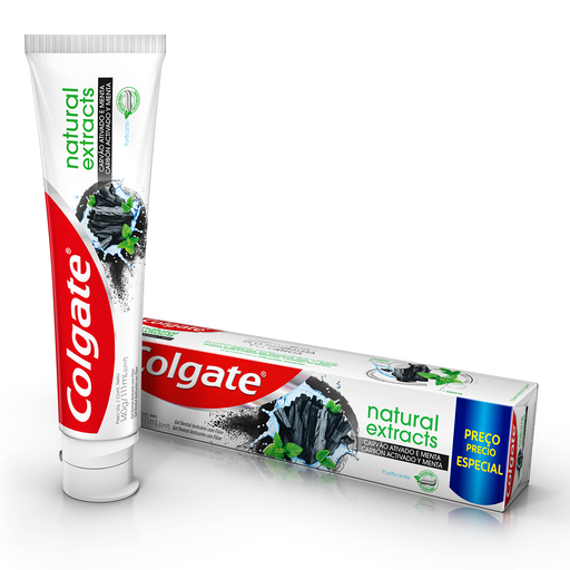 Creme Dental Colgate Natural Extracts Purificante Carvo 140g