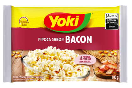 PIPOCA MICROOND YOKI 100G BACON