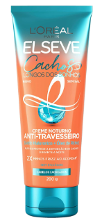 ELSVE Creme Noturno Anti-Travesseiro Elseve Cachos Longos Dos Sonhos 200Ml