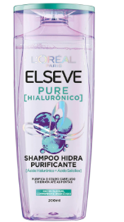 SHAMPOO ELSEVE 200ML PURE HIALURONICO