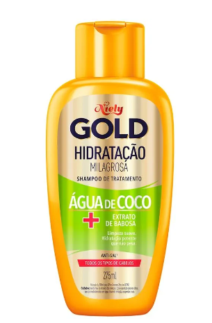 SHAMPOO NIELY GOLD 275ML HIDRATACAO MILAGROSA