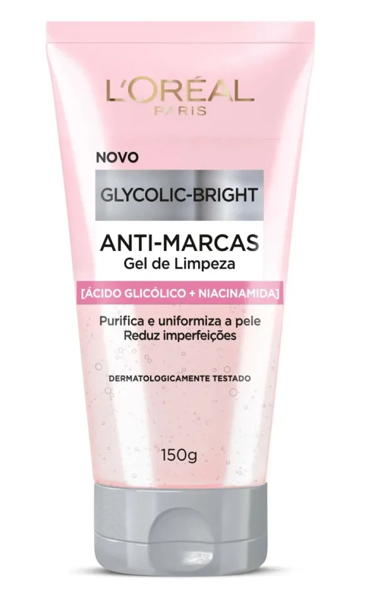 GEL LIMPEZA LOREAL GLYC.BRIGHT 150G ANTI MARCA