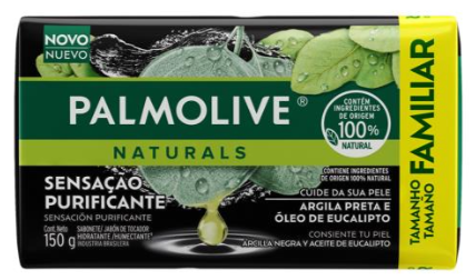 SABONETE PALMOLIVE NATURALS 150G  ARGILA E EUCALIPTO