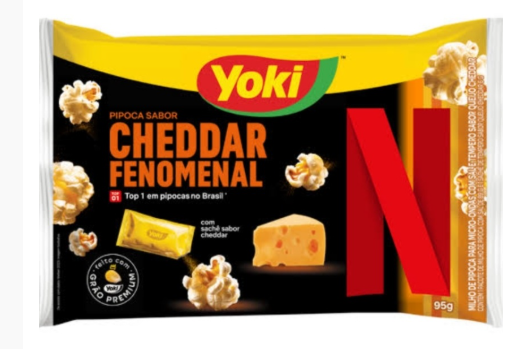PIPOCA MICROONDAS YOKI  95G CHEDDAR