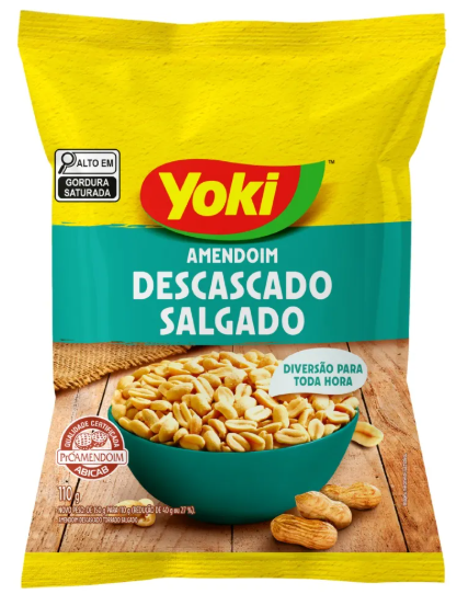 AMENDOIM  DESC YOKI 110G SALGADO